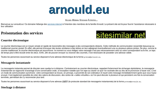 arnould.eu alternative sites