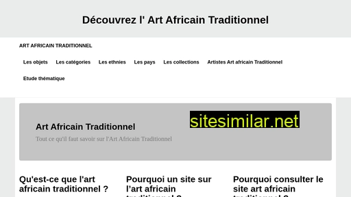 art-africain-traditionnel.eu alternative sites