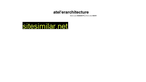 atelierarchitecture.eu alternative sites