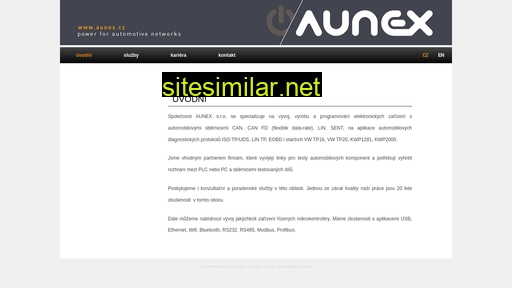 Aunex similar sites