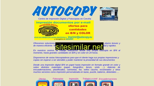 Autocopy similar sites