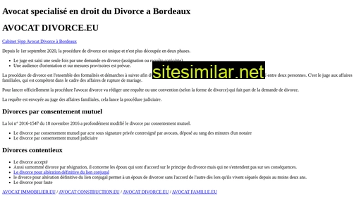avocatdivorce.eu alternative sites