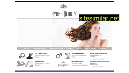 ayana-beauty.eu alternative sites