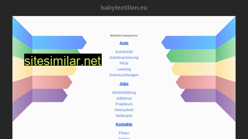 babytextilien.eu alternative sites