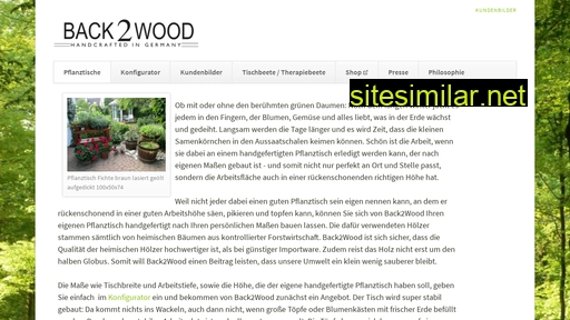 back2wood.eu alternative sites
