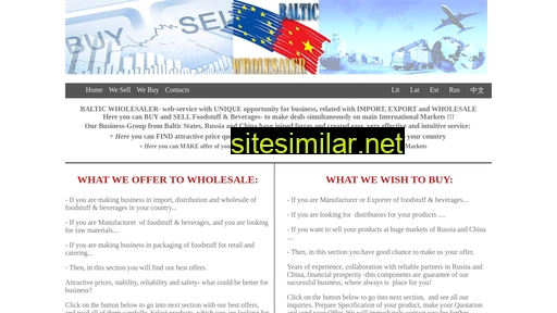 baltic-wholesaler.eu alternative sites