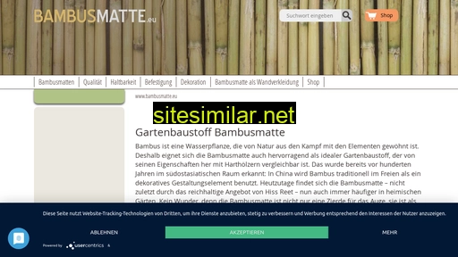 bambusmatte.eu alternative sites