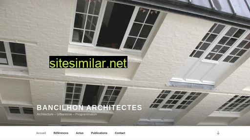 Bancilhon-architectes similar sites
