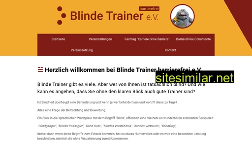 barrierefreie.blinde-trainer.eu alternative sites