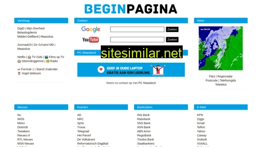 beginpagina.eu alternative sites