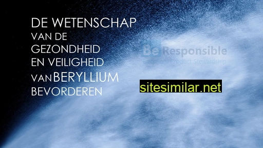 berylliumveiligheid.eu alternative sites