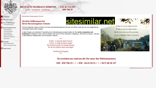bestattungshaus-simonis.eu alternative sites