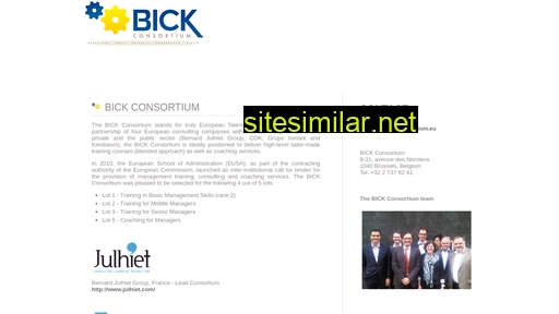 bickconsortium.eu alternative sites