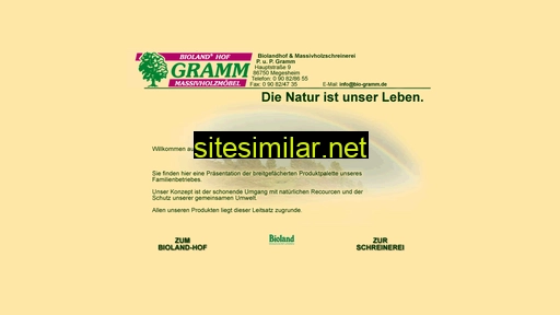 bio-gramm.eu alternative sites