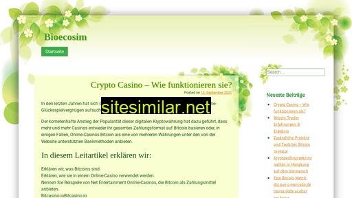 bioecosim.eu alternative sites