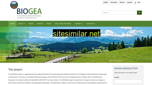 Biogea-project similar sites