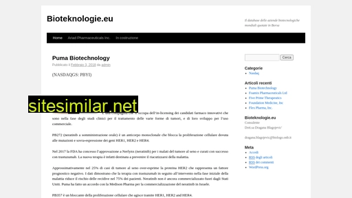 biotecnlogie.eu alternative sites