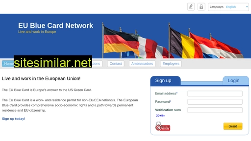 bluecards.eu alternative sites