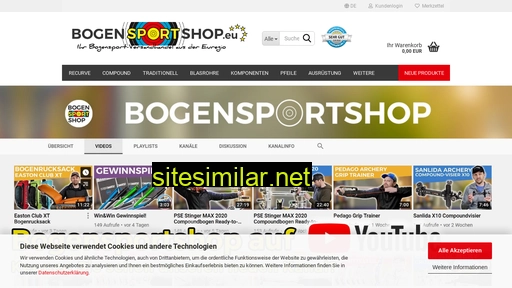 bogensportshop.eu alternative sites