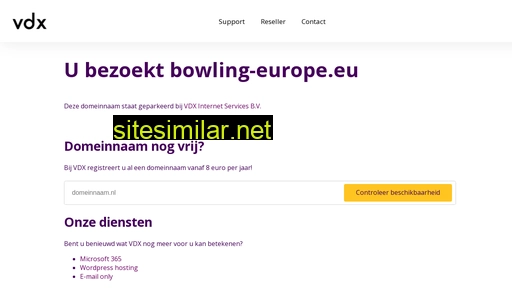 bowling-europe.eu alternative sites