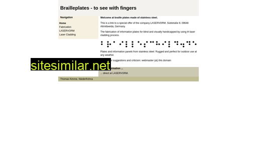 brailleplate.eu alternative sites