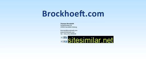 Brockhoeft similar sites