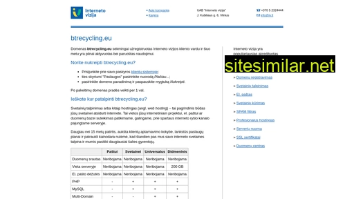 btrecycling.eu alternative sites