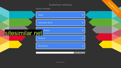 Budoshop-online similar sites