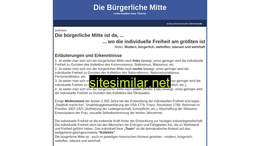 buergerlichemitte.eu alternative sites