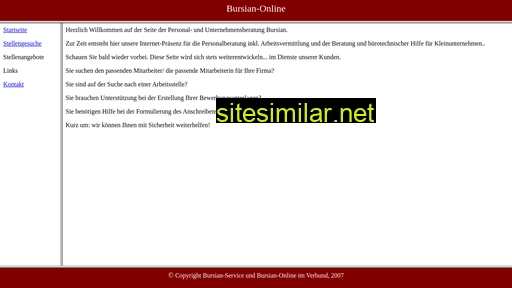 Bursian-online similar sites