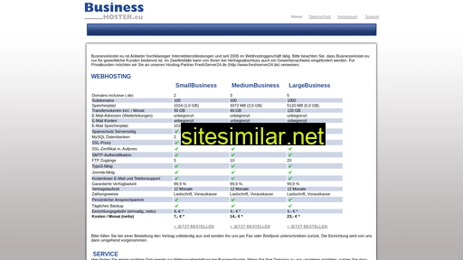 Businesshoster similar sites