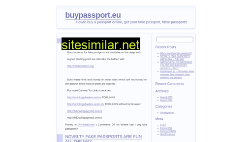 buypassport.eu alternative sites