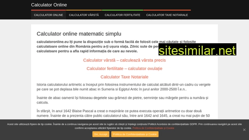 calculatoronline.eu alternative sites