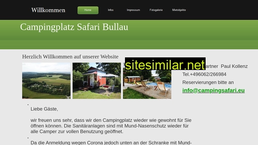 campingsafari.eu alternative sites