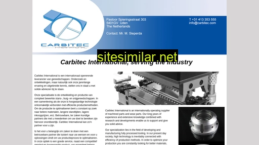 Carbitec similar sites