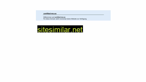 certified-me.eu alternative sites