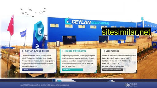 ceylanmetal.eu alternative sites