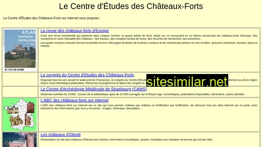 chateaux-forts.eu alternative sites