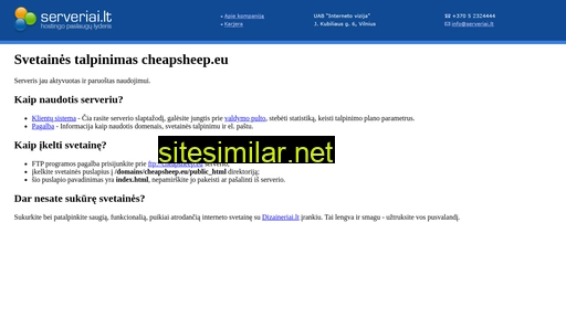 cheapsheep.eu alternative sites