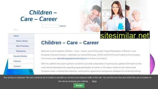 childrencarecareer.eu alternative sites