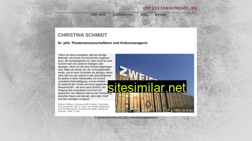 christinaschmidt.eu alternative sites