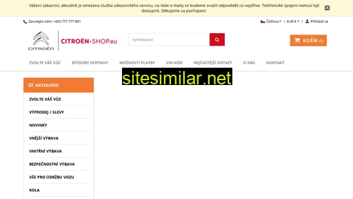 Citroen-shop similar sites