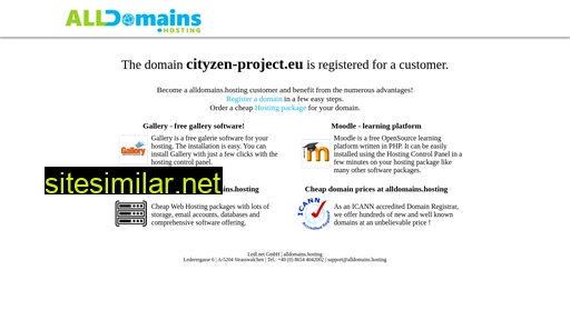 cityzen-project.eu alternative sites