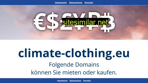 Climate-clothing similar sites