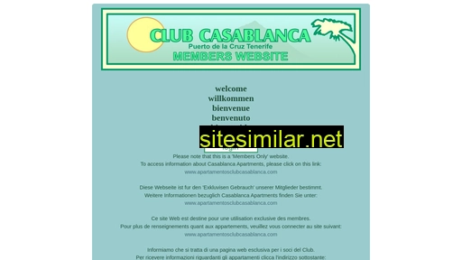 Club-casablanca similar sites