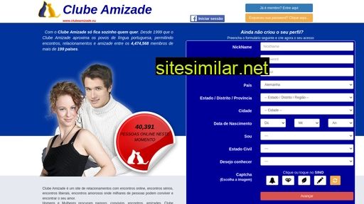 clubeamizade.eu alternative sites