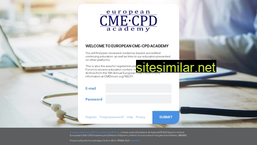 cmecpd.eu alternative sites