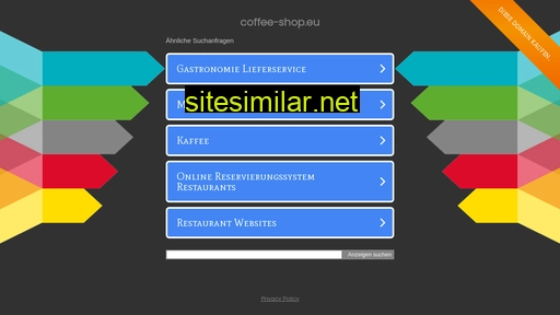 coffee-shop.eu alternative sites