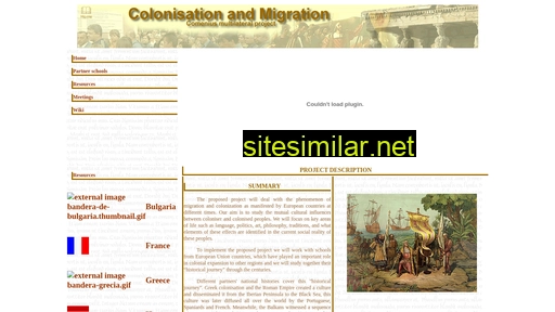 colonisationandmigration.eu alternative sites