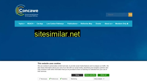 concawe.eu alternative sites